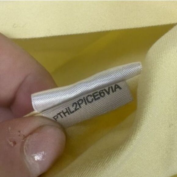 Burberry Shirt‎ Mens Medium Yellow Button Down Nova Check Long Sleeve - Picture 6 of 8